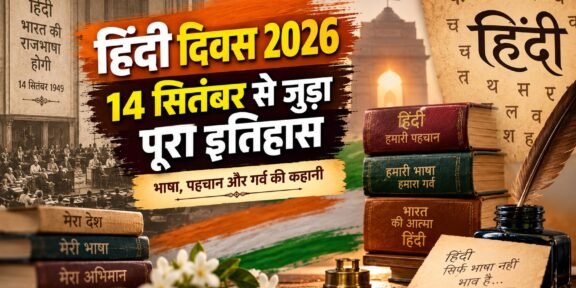 Hindi Diwas 2026 पर 14 सितंबर को राष्ट्रीय हिंदी दिवस मनाने का इतिहास