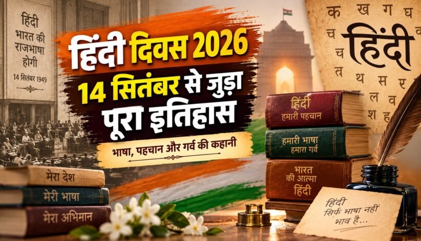Hindi Diwas 2026 पर 14 सितंबर को राष्ट्रीय हिंदी दिवस मनाने का इतिहास