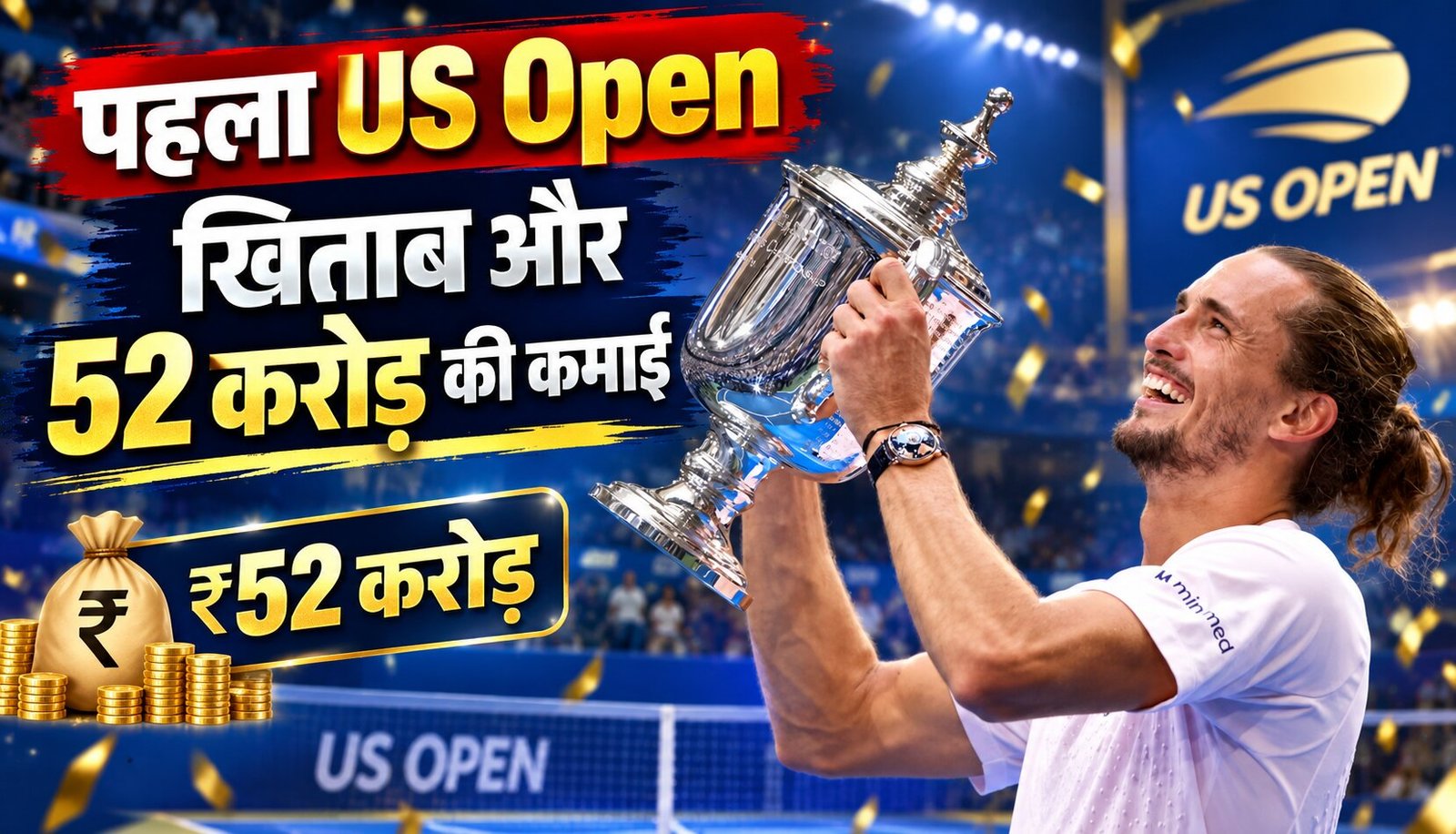 US Open 2026 जीतकर ज्वेरेव को मिले 52 करोड़ रुपये