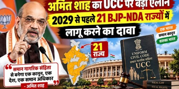 अमित शाह समान नागरिक संहिता UCC को लेकर बड़ा बयान देते हुए
